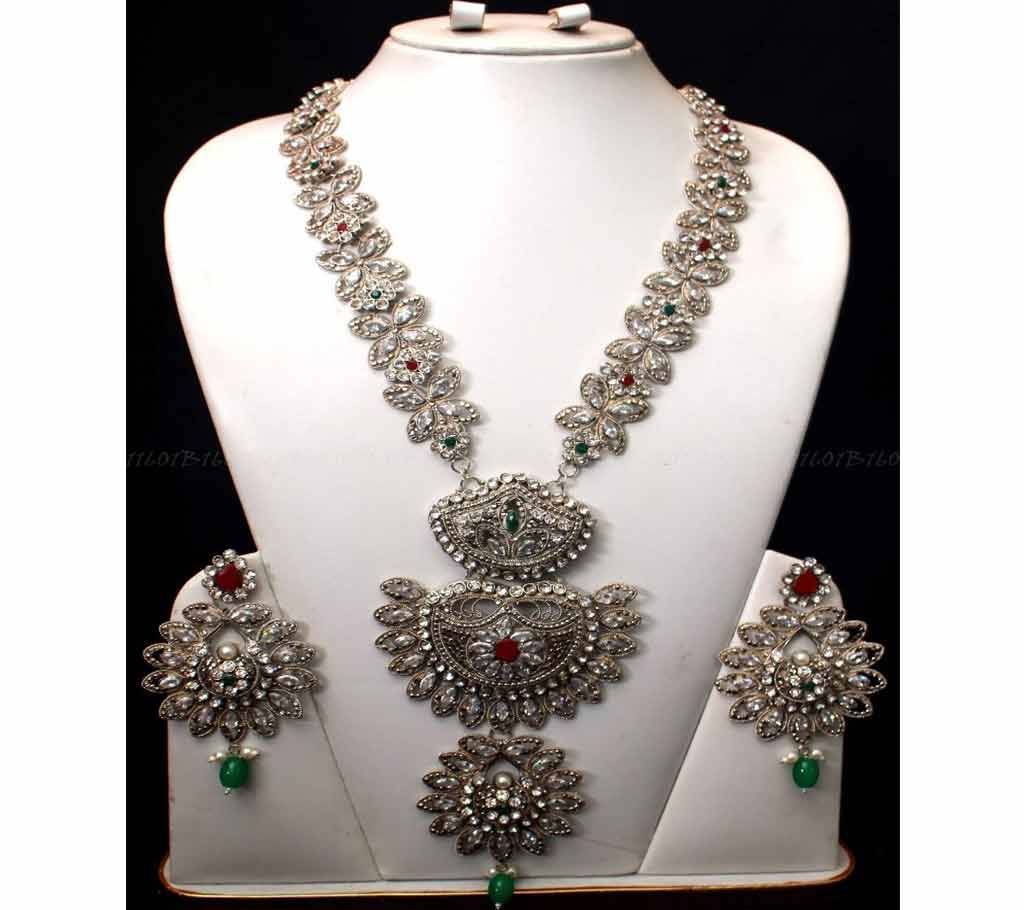 Silver Plated Necklace Set