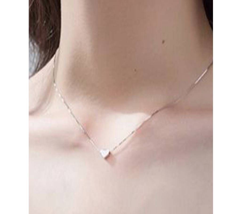 Love Shape Adjustable Metal Necklaces For Women