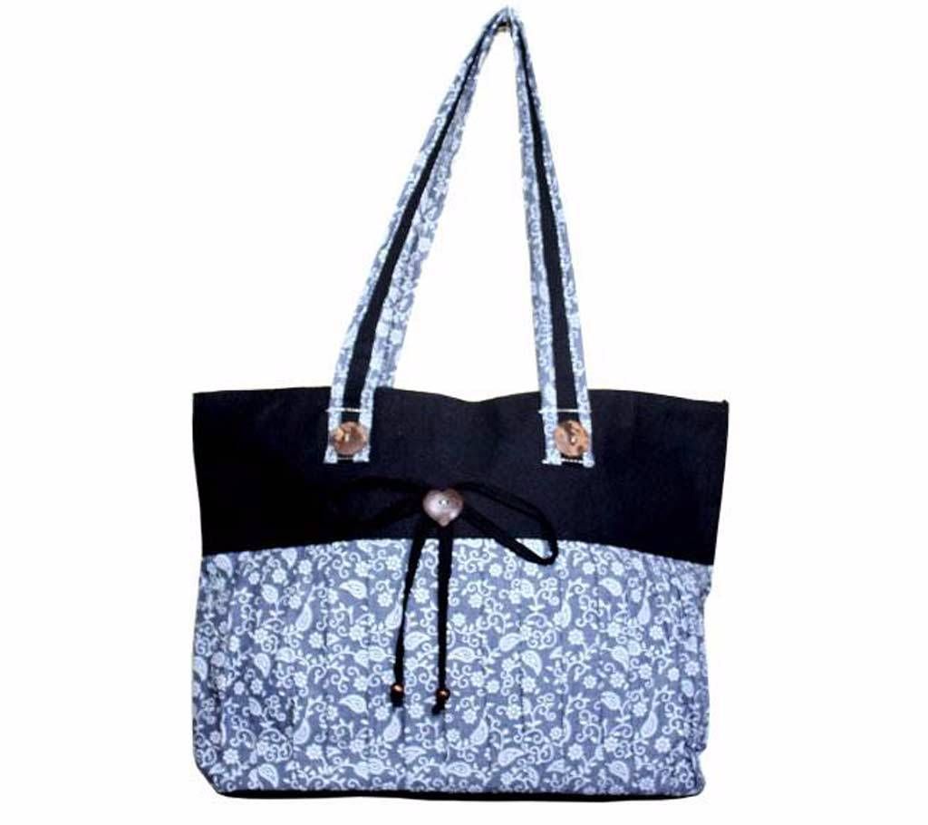 Black and Ash Side Bag