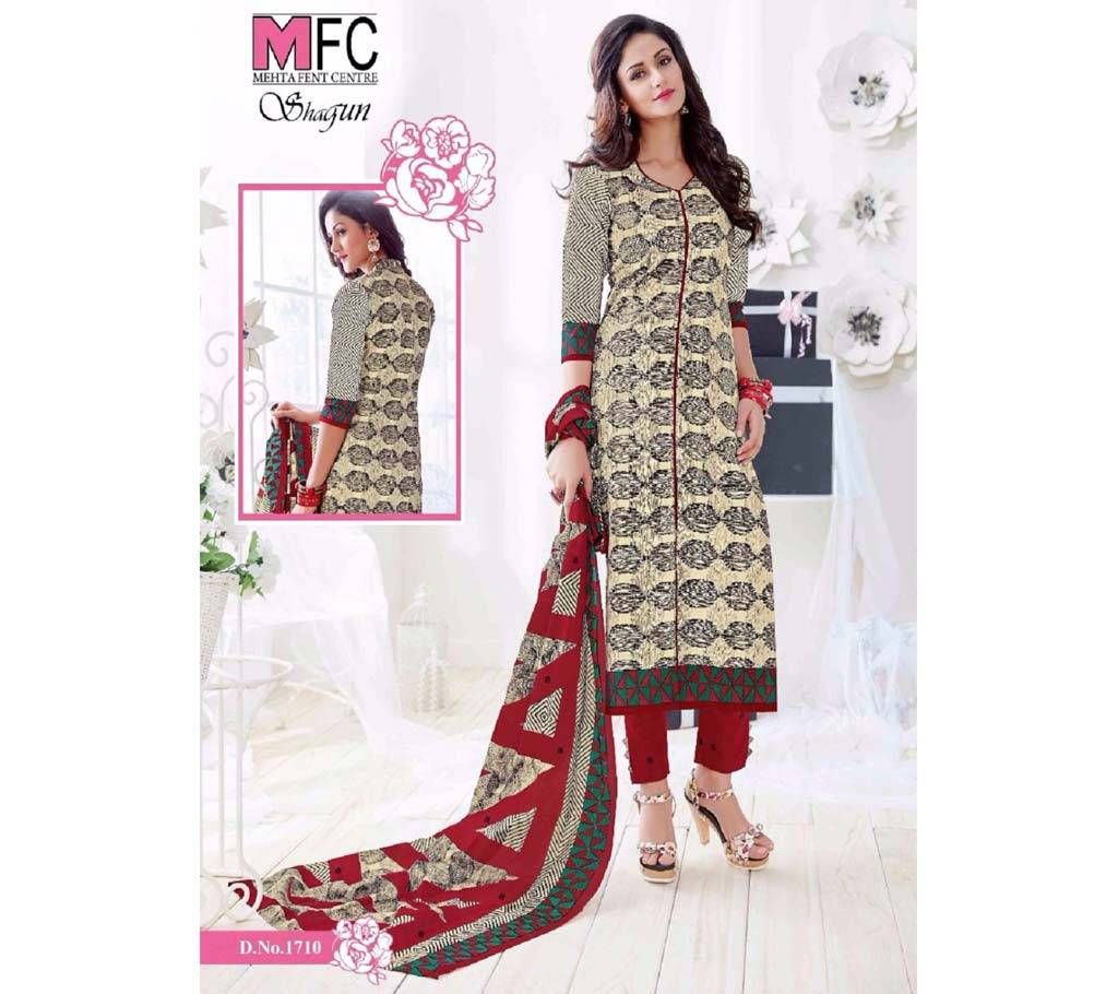 MFC SHAGUN Unstitched Lawn Three piece (1710)