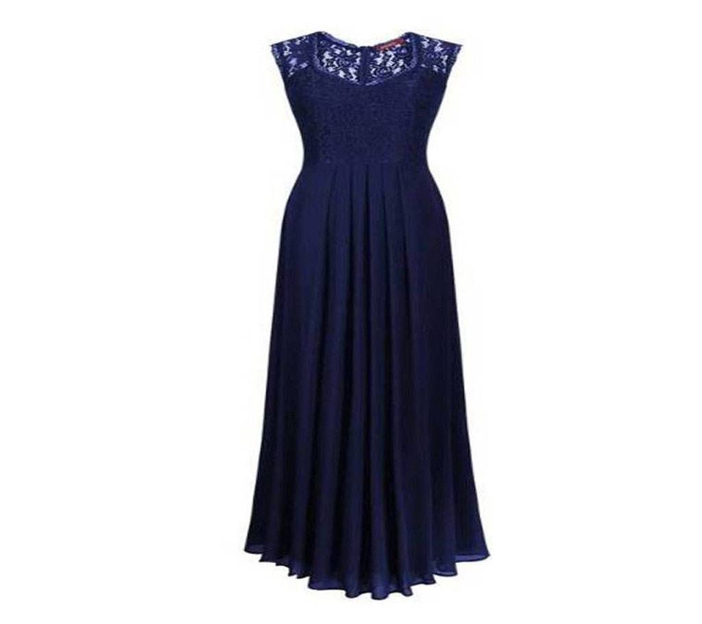 Ladies unstitched gown