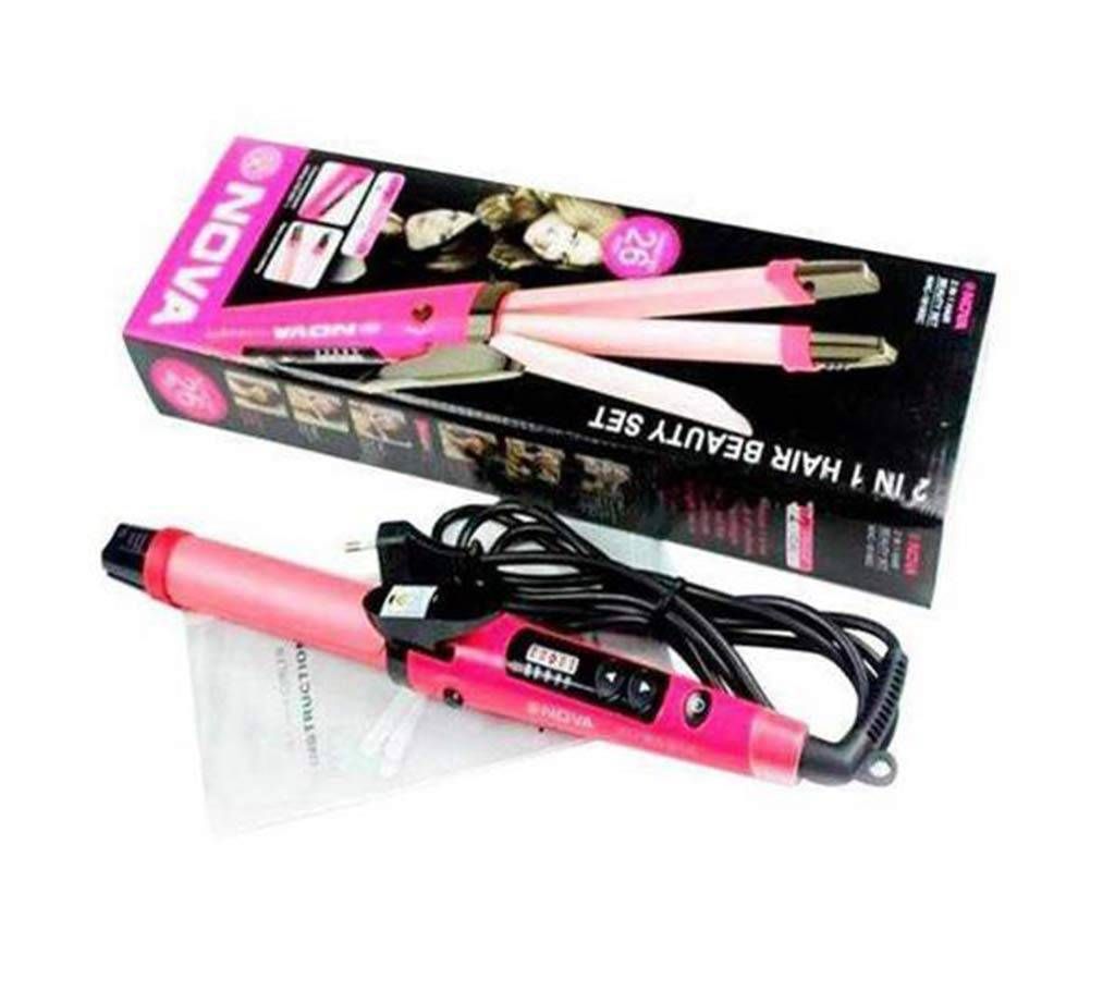 2 in 1 Hair Straightener & curly set 
