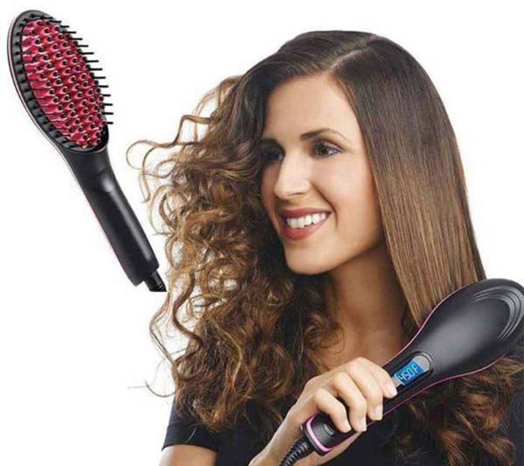 SIMPLY STRAIGHT Ceramic Hair Stretcher Brush