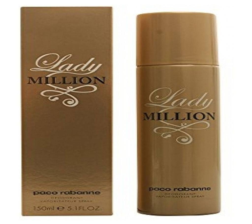 Lady Million Deodorant-150ml (France)
