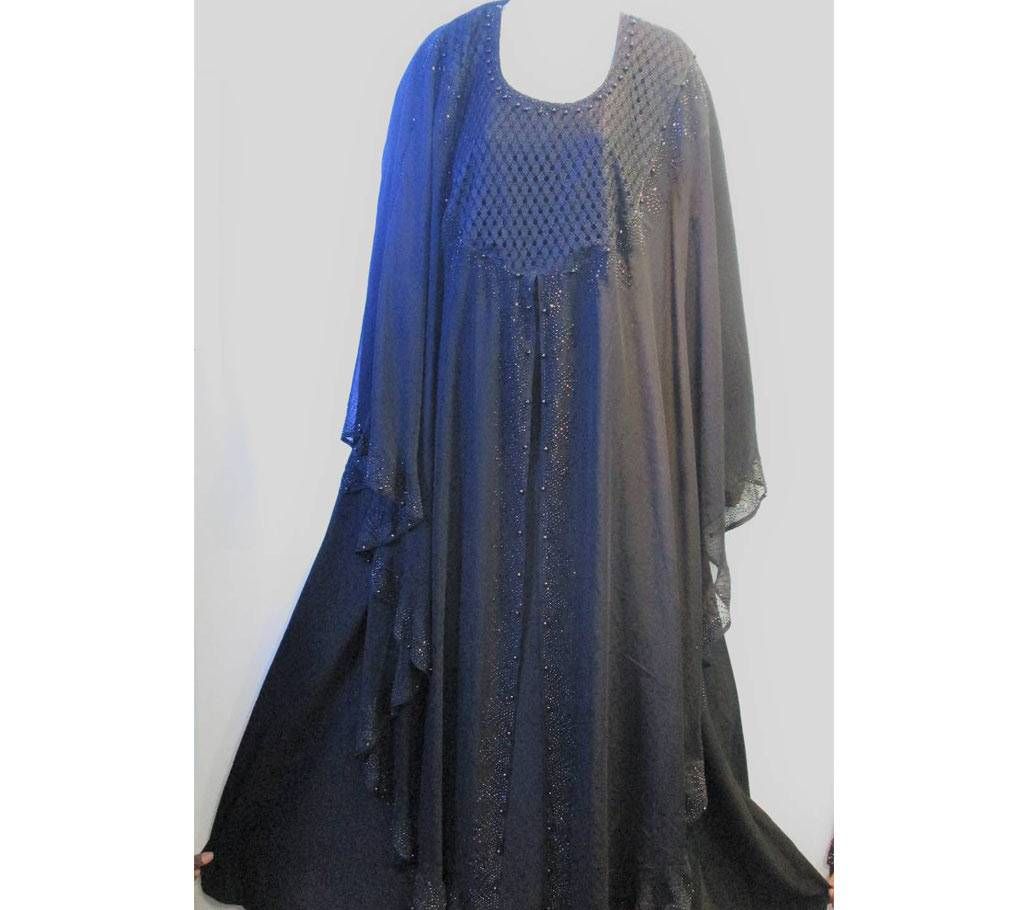 Ladies Diamond Georgette Kaftan Borka