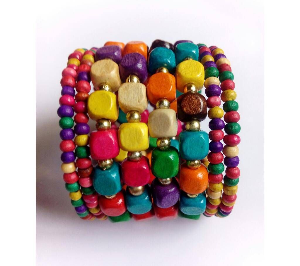 Multicolored Wooden Square Churi