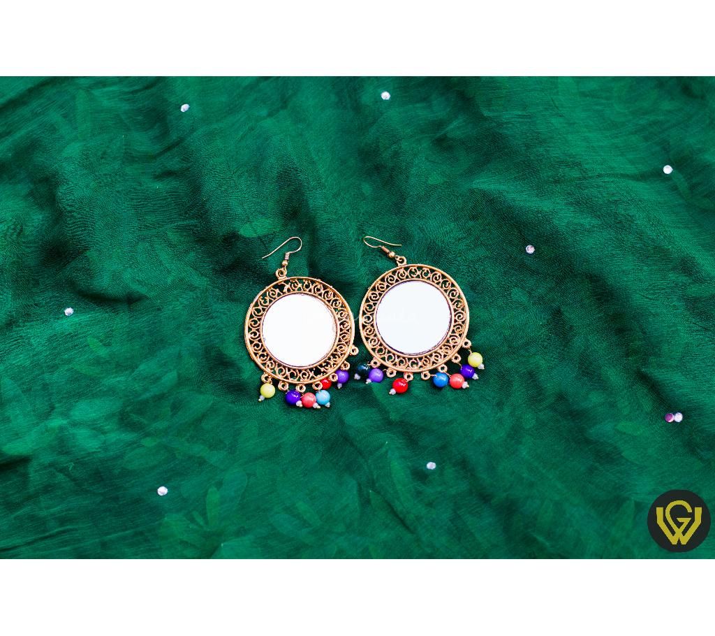 Golden Mirror Earrings