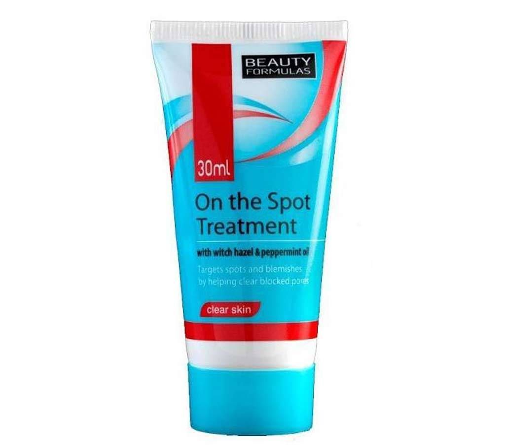 beauty formulas on the spot treatment new 30ml clear skin UK 
