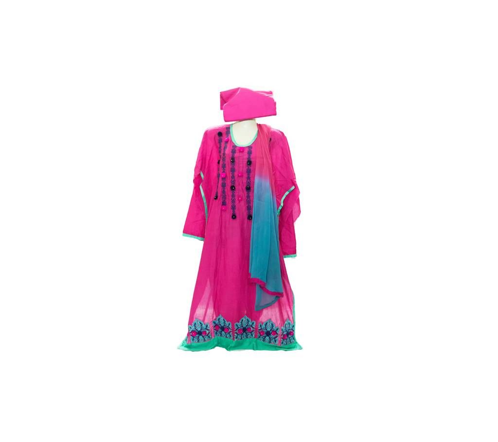 Indian Embroidery Three Piece Dress 
