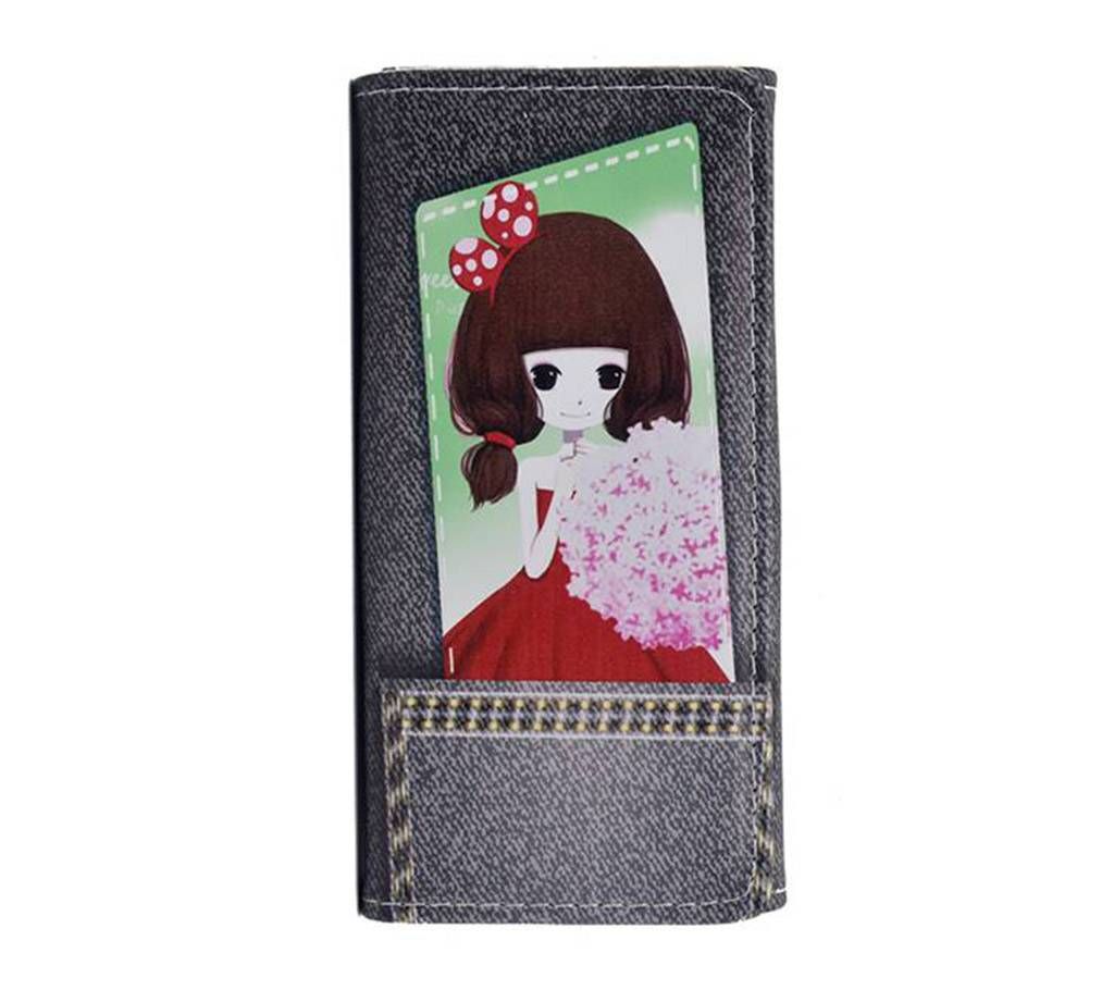 Womens RFID Blocking Wallet Trifold Ladies Luxury Leather Clutch Travel Purse-Multicolor