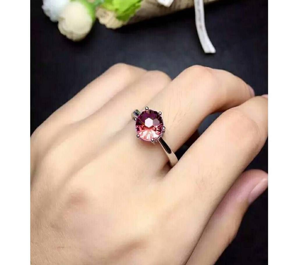Red Heart Engagement Love Ring for Women 