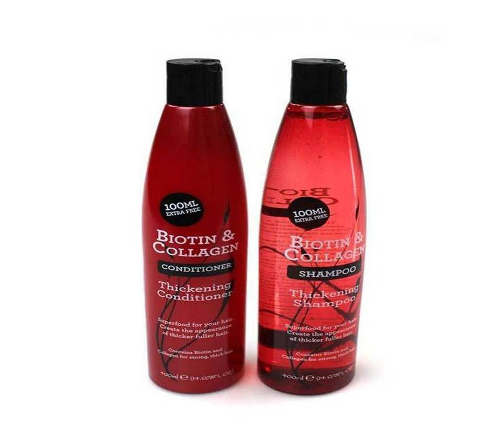 Biotin & Collagen Shampoo and Conditioner 400ML UK 