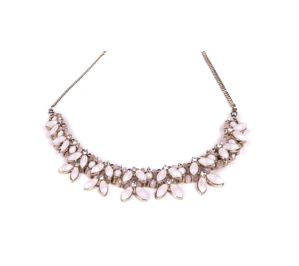 London Accessorize Lavender & Stone Studded Necklace for Womens