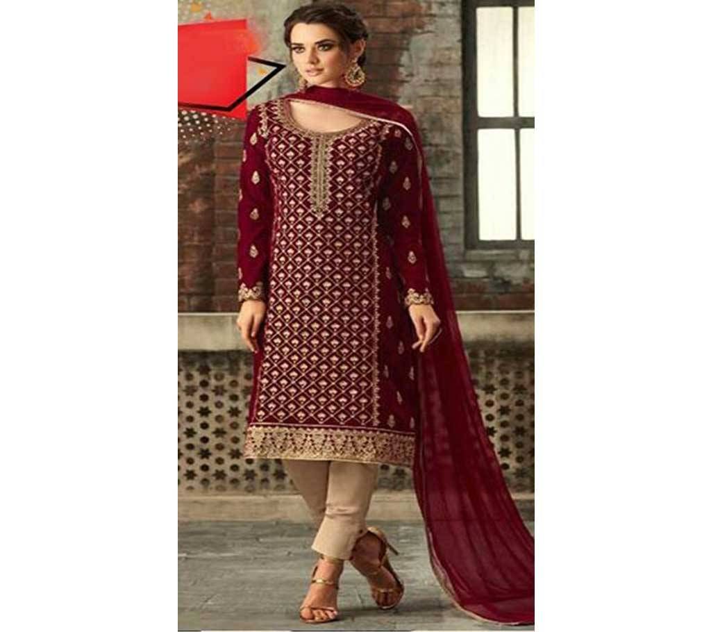 Semi Stitched Indian Weightless Georgette Salwar Kameez