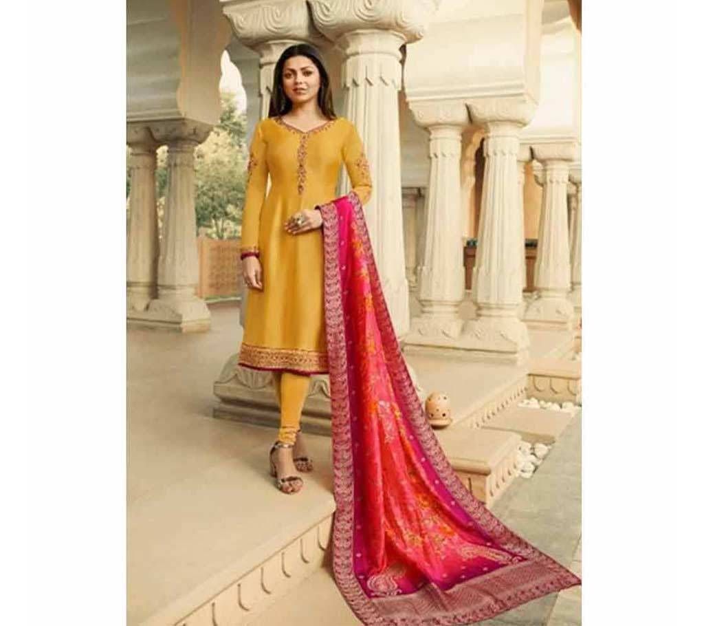 NITYA VOL-134 BY LT FABRICS 3402 Semi-stitched GEORGETTE Suit