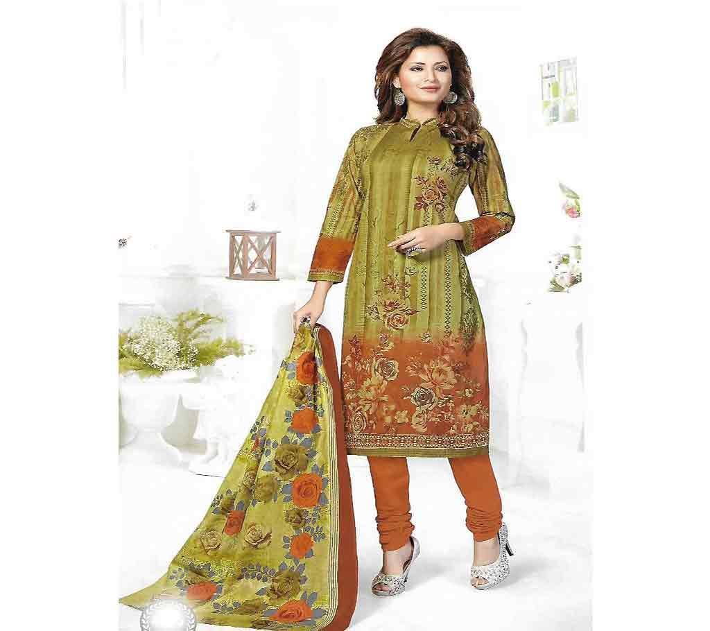 Original Indian Glaze cotton designer long suit