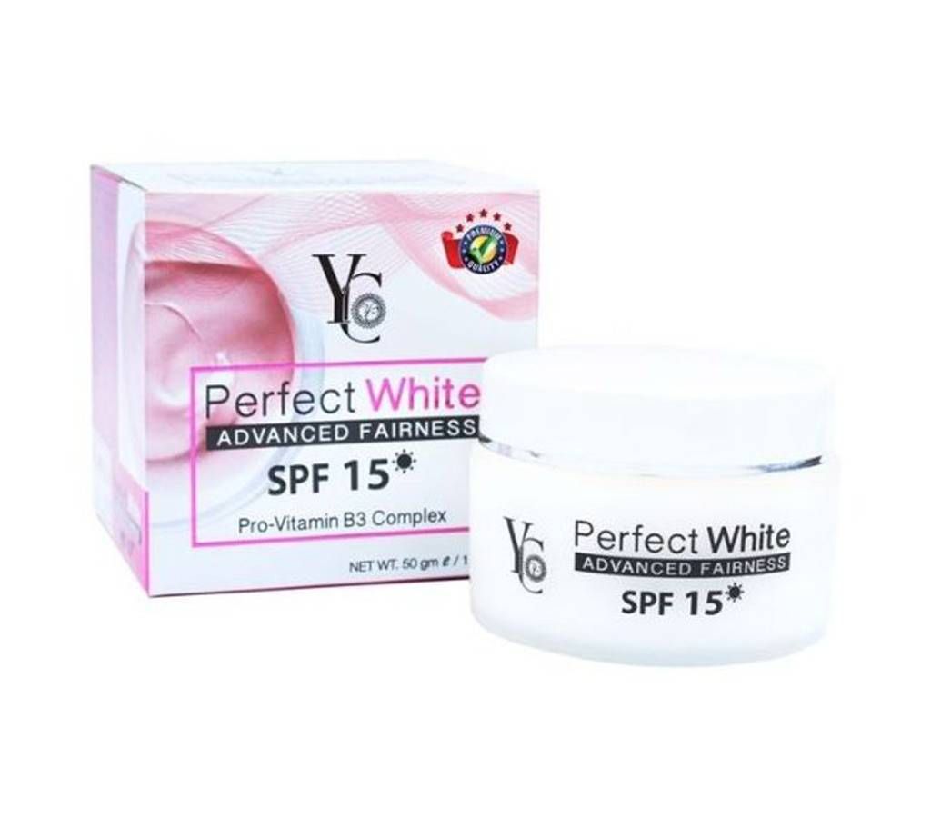 YC PERFECT WHITE FAIRNESS  SPF15+  50g - Thailand