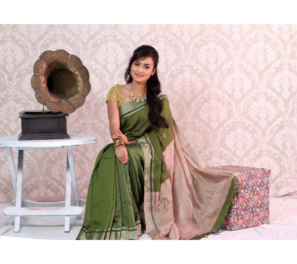 Tussar Silk Jamdani Sharee
