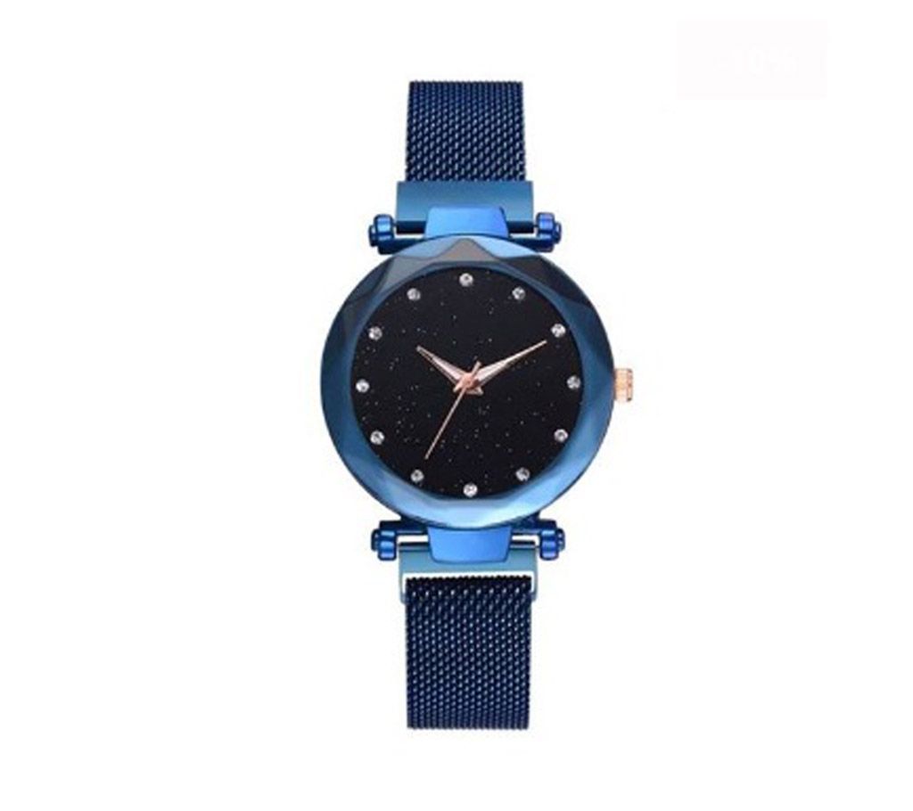 Blue Quarts Magnet Ladies Watch 