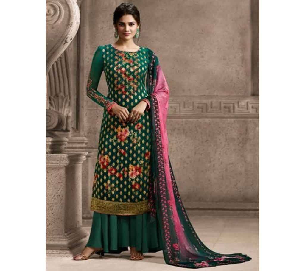 Hansa Husna Banaras (Dark Aqua Green)
