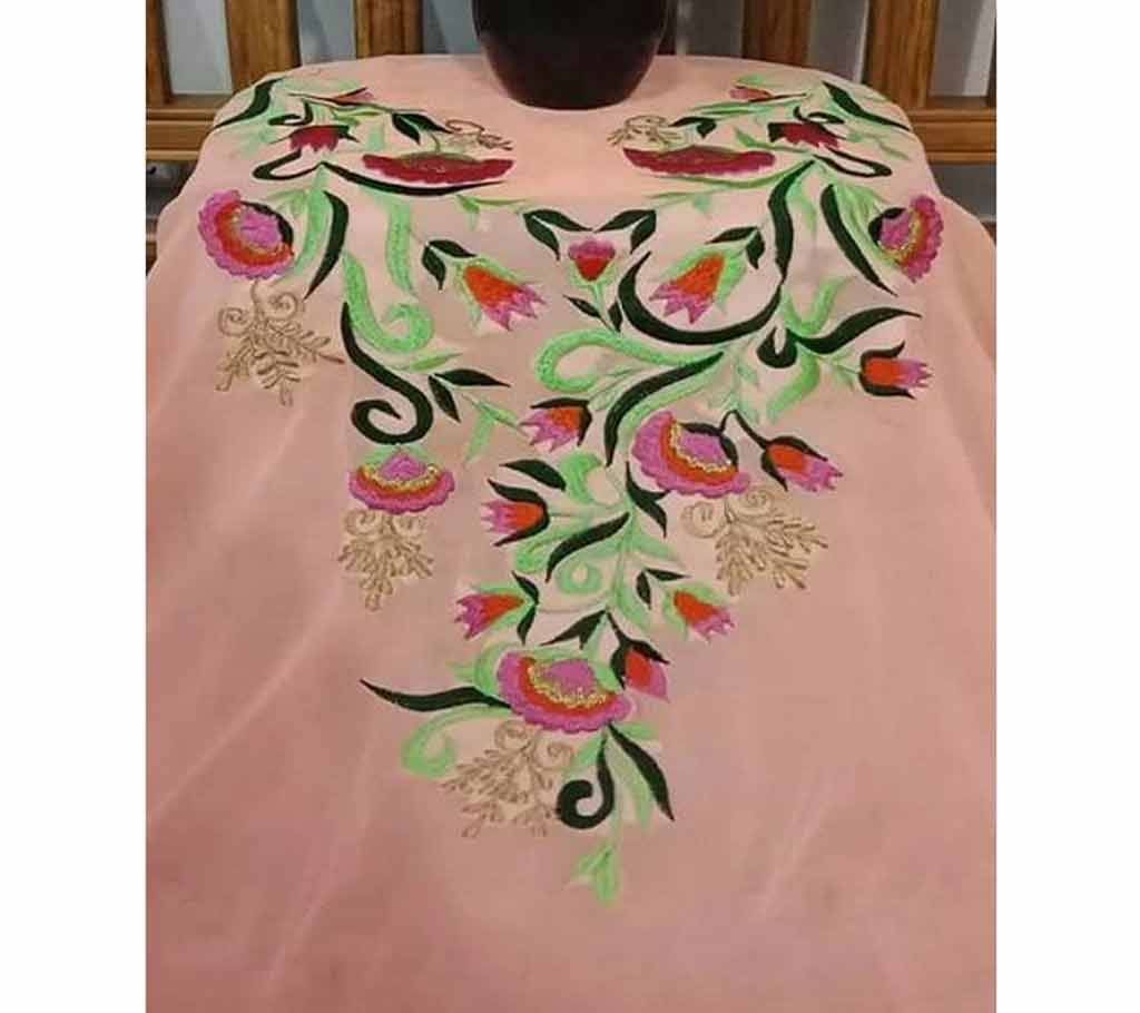 Indian weightless Georgette Embroidery  Kameez [1 piece For women
