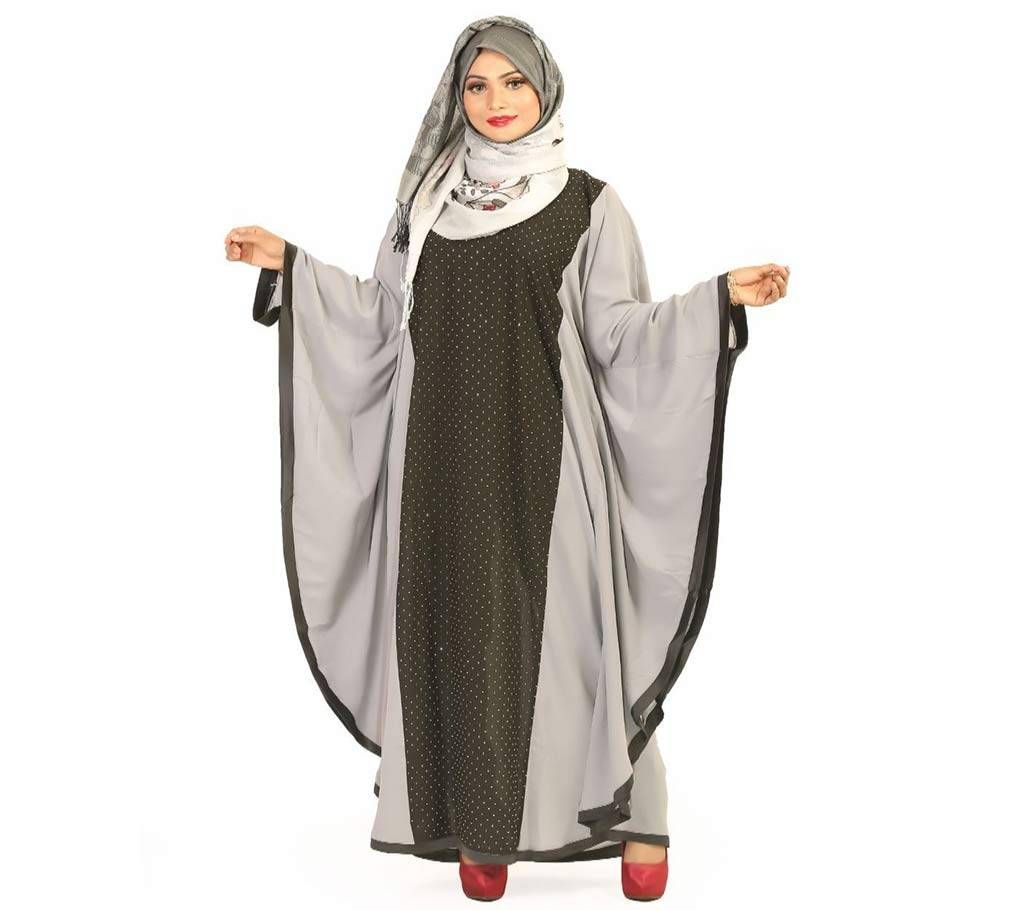 Women Stylish Party Avaya - Ash with Black