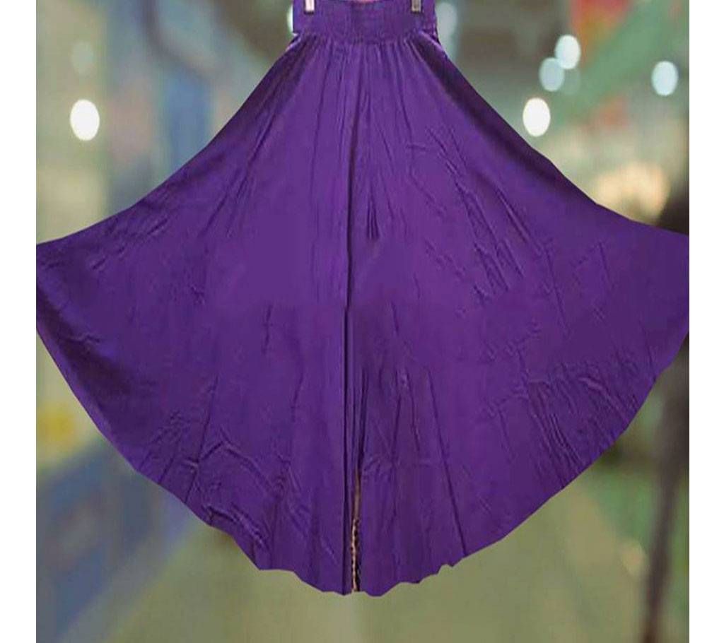 PURPLE SKIRT PALAZZO