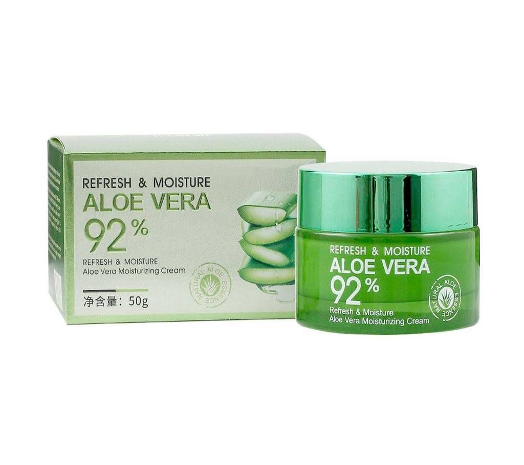 BIOAQUA Refresh &Moisture Aloe Vera Moisturizing Cream -50ml-China 