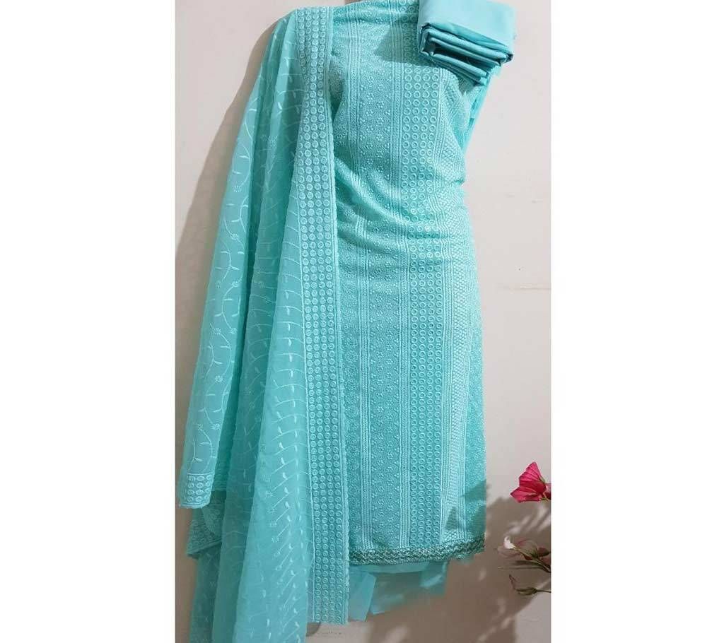 Unstitched Indian Georgette 4pc 