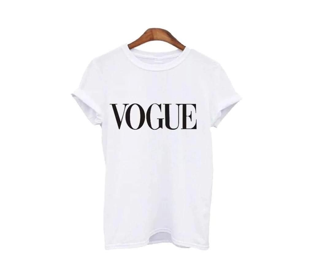 Vogue half sleeve cotton T-shirt for Women 