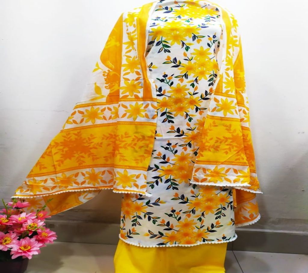 Skin Print Cotton Four Piece 101