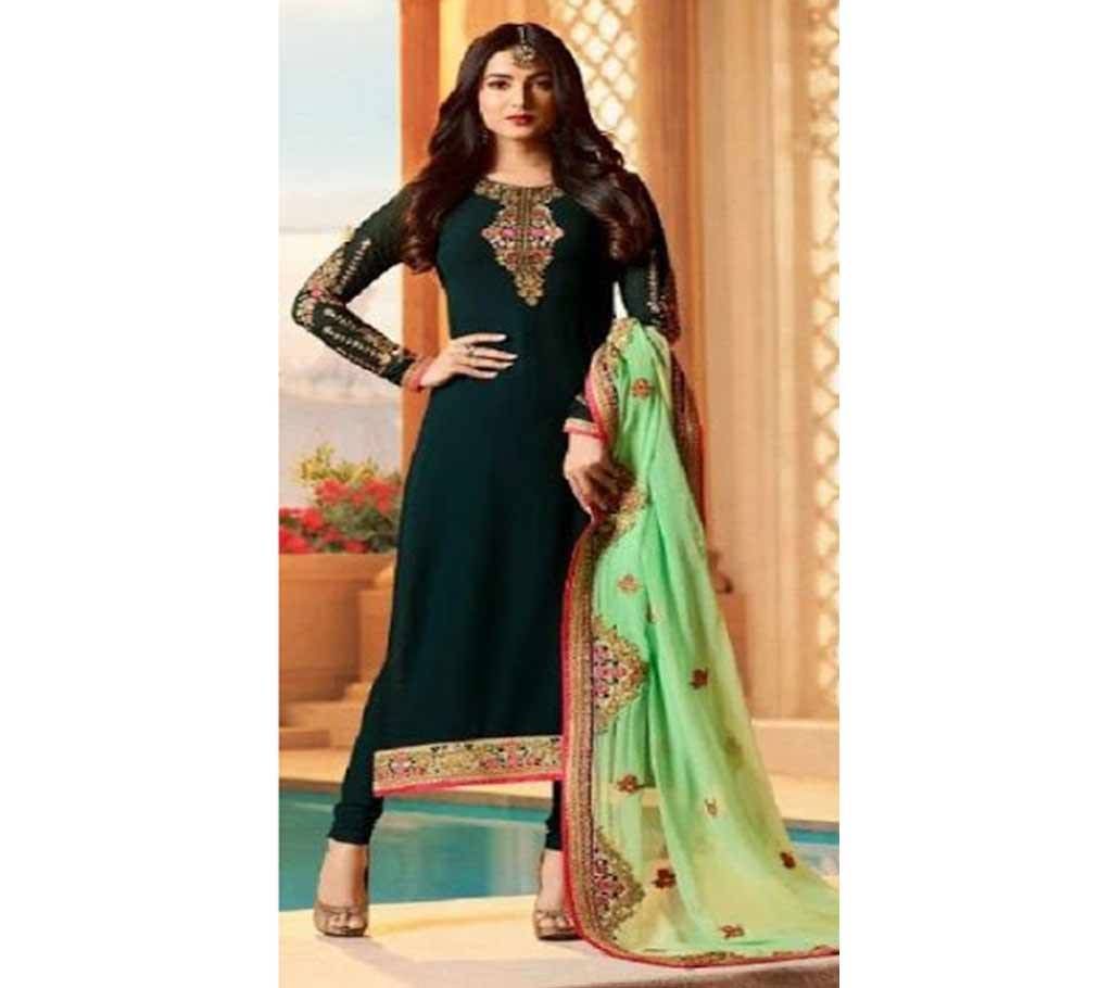 Georgette Embroidery Work Dres