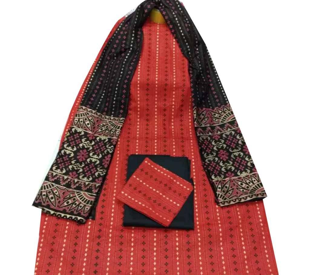 Unstitched Cotton 3Pcs T33