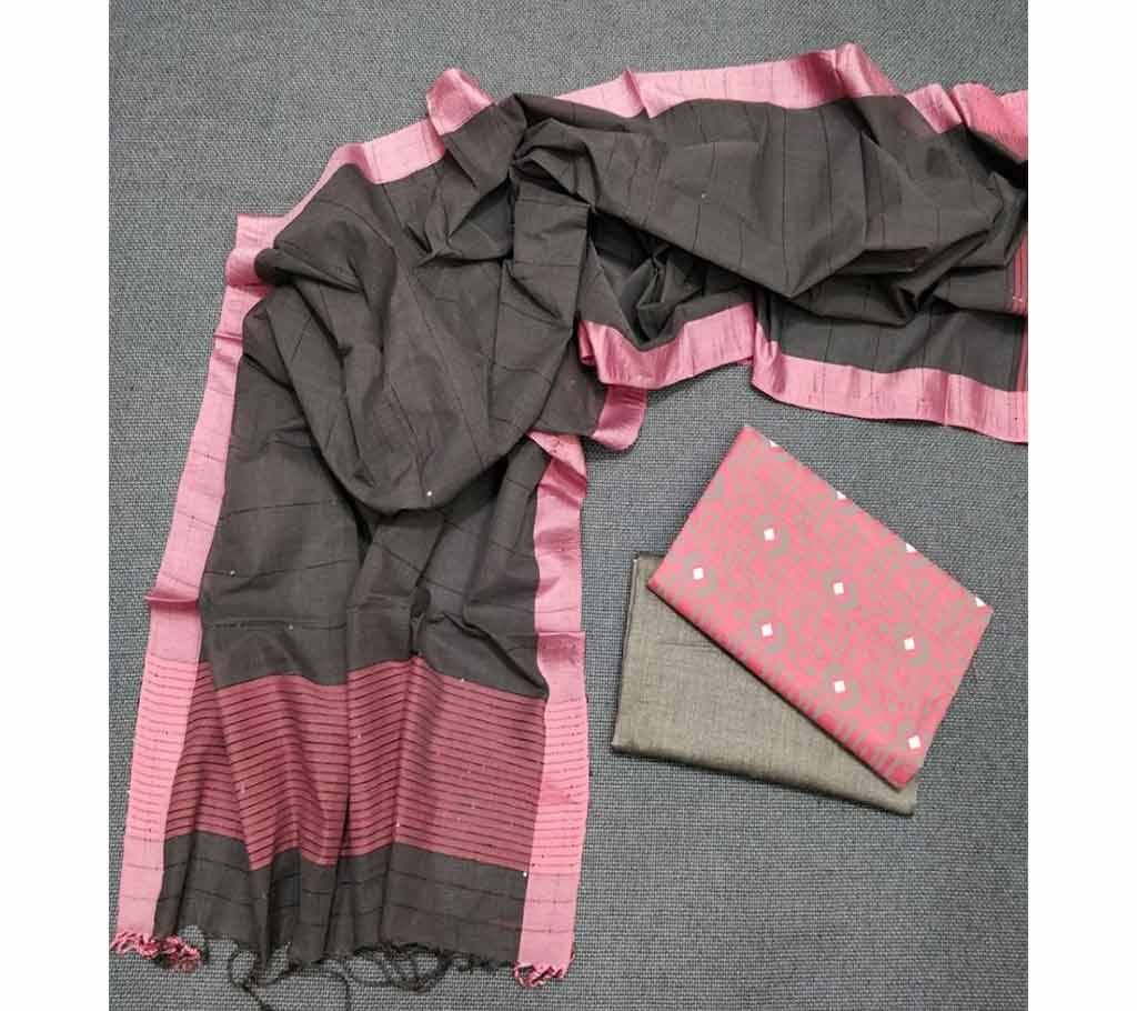 Homemade Tat Original Cotton Multi Color Deshi Shalwar Kameez-021