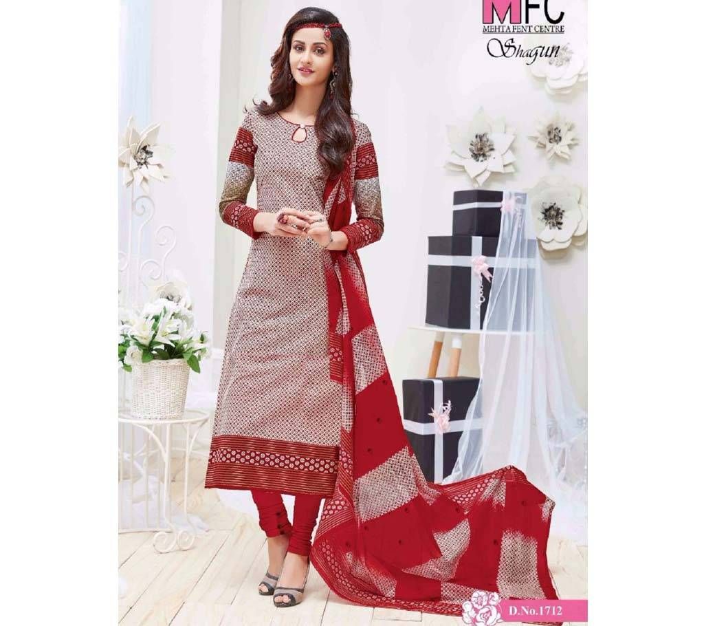 MFC SHAGUN Unstitched Lawn Three piece (1712)
