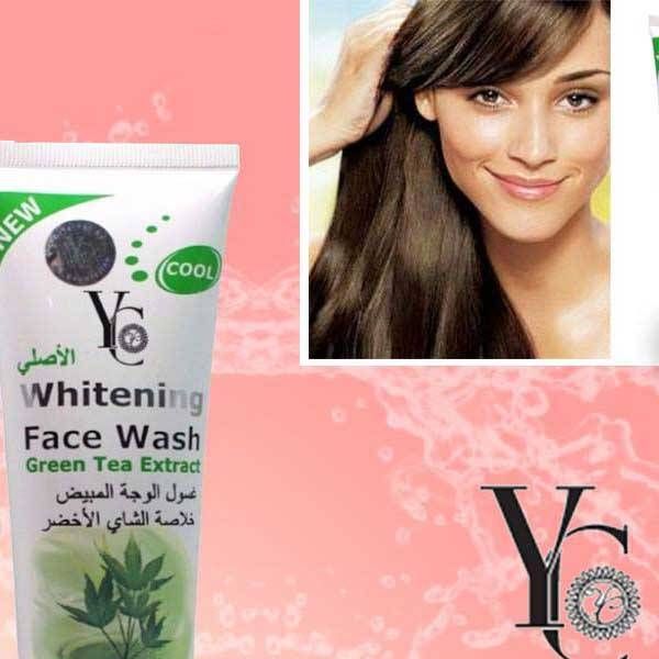 YC whitening face wash with green tea extract