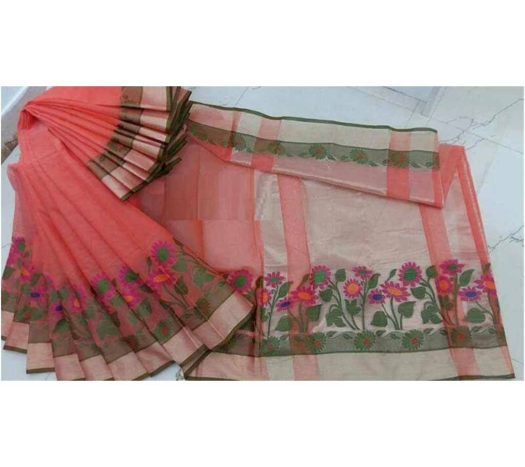 jamdani half silk