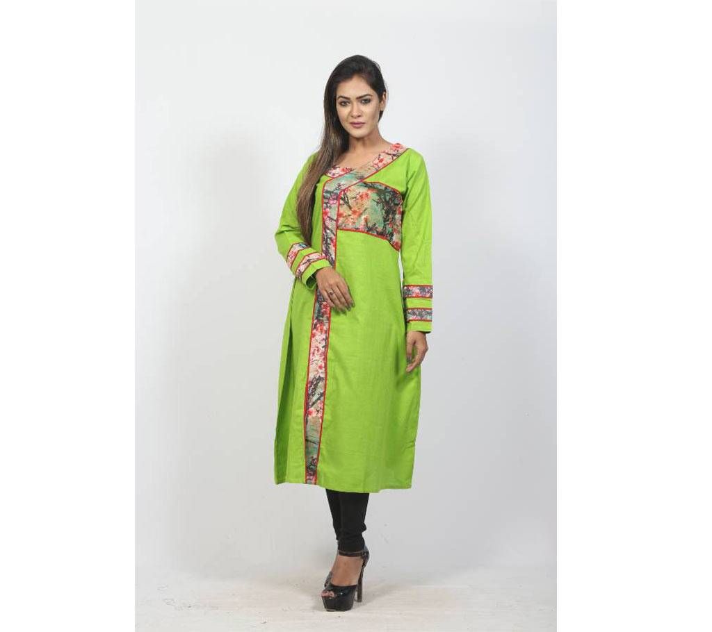 Light Green Georgette Kurti For Women