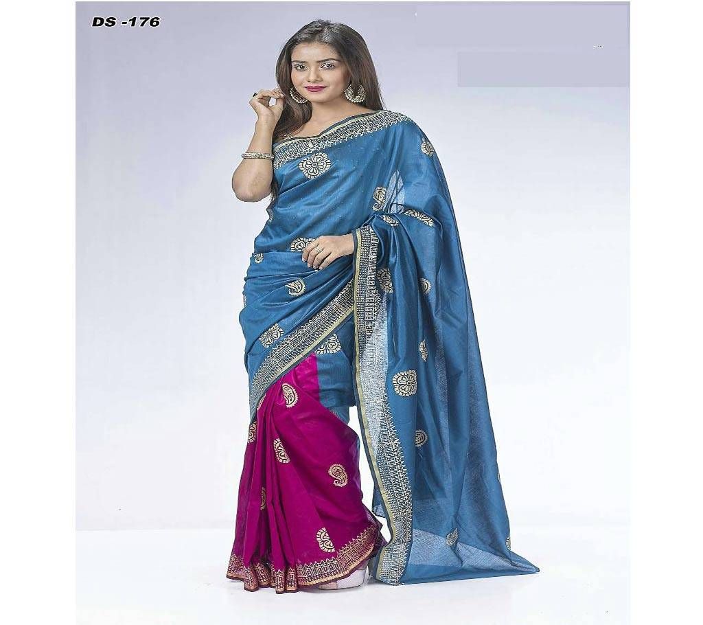 Pontu Silk Print Saree