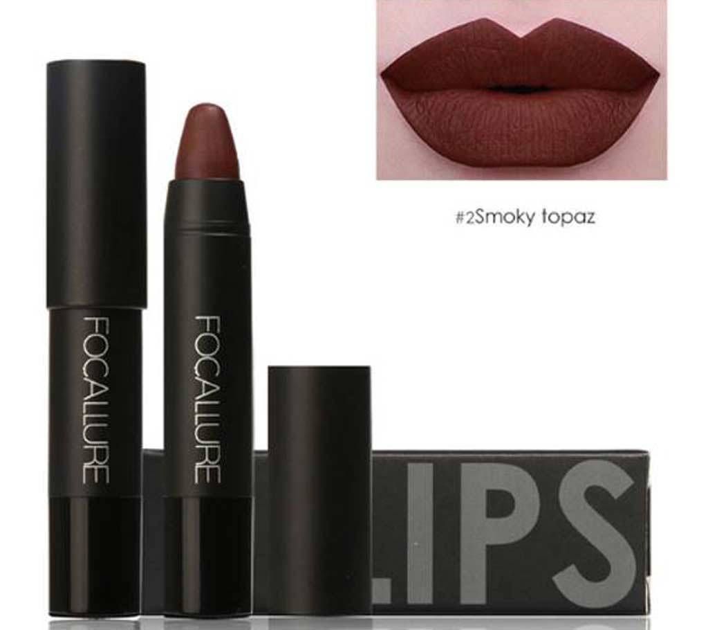 Focullure Liquid Matte Lipstick-Smoky Topaz 3g - China Original 