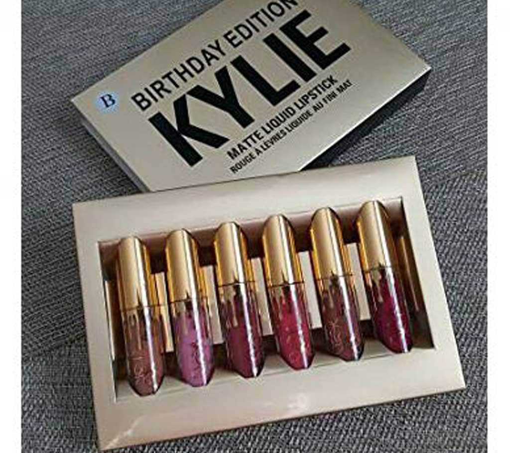 Kylie Liquid Matte Lipstick - 6 pcs