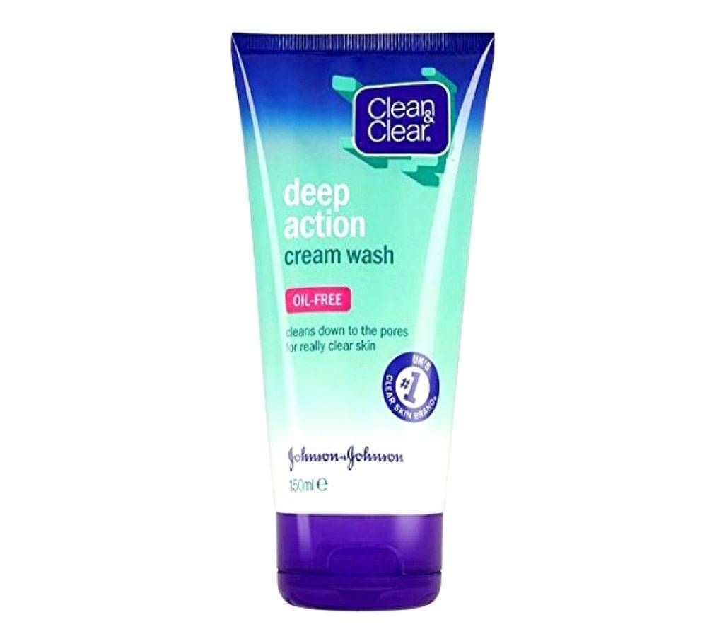 Clean And Clear Cleansing Cream Wash 150Ml UK