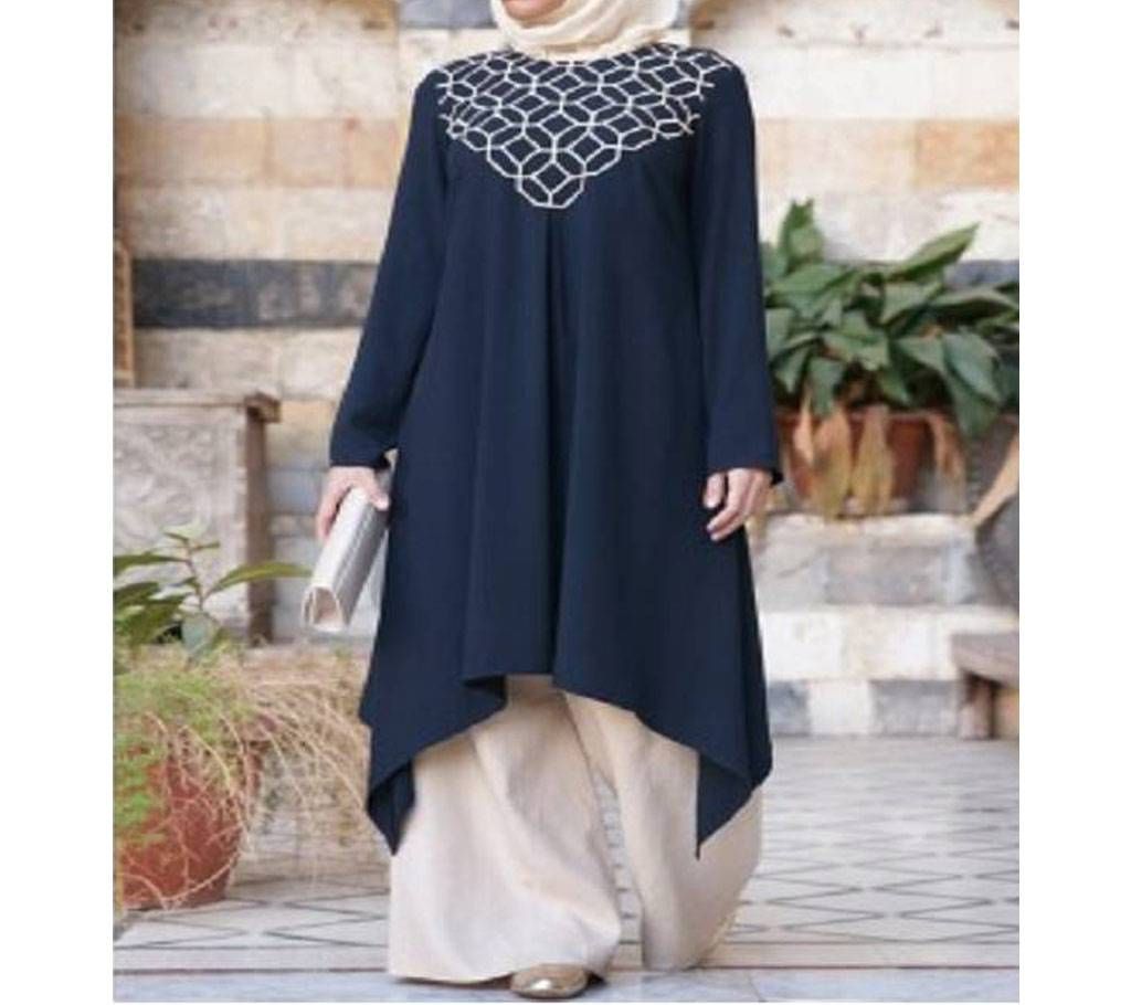 ladies solid color tunic 