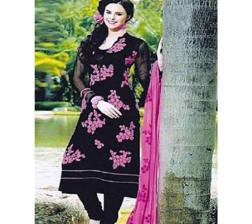 unstiched  regular block design cotton three-pcs (Copy)