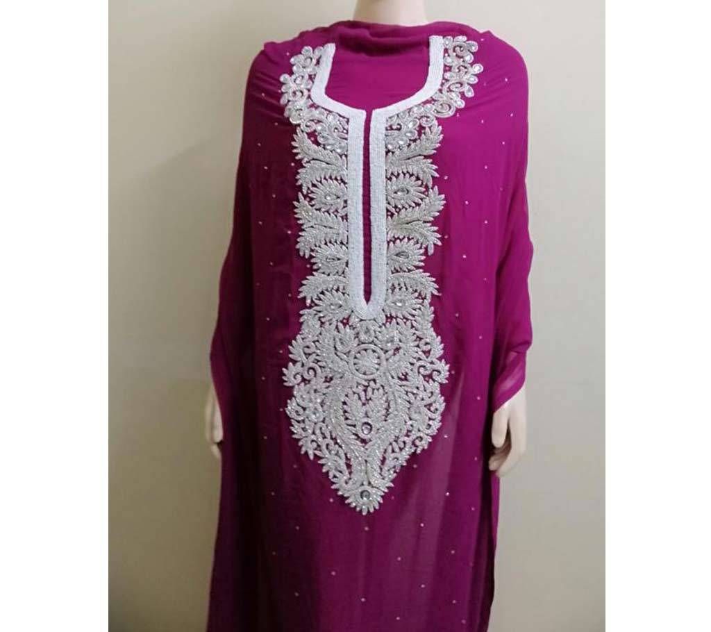Unstitched Karchupi one piece for Women 