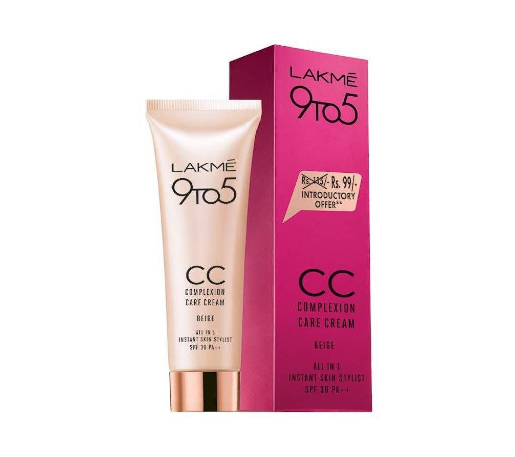 Lakme 9 to 5 CC Complexion Care Face Cream 9g UK