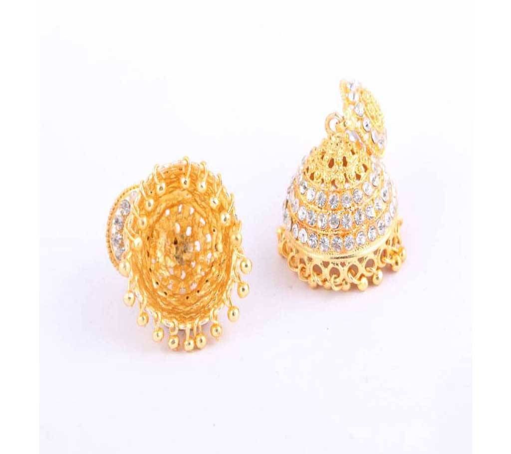 american diamond cut jhumka-650