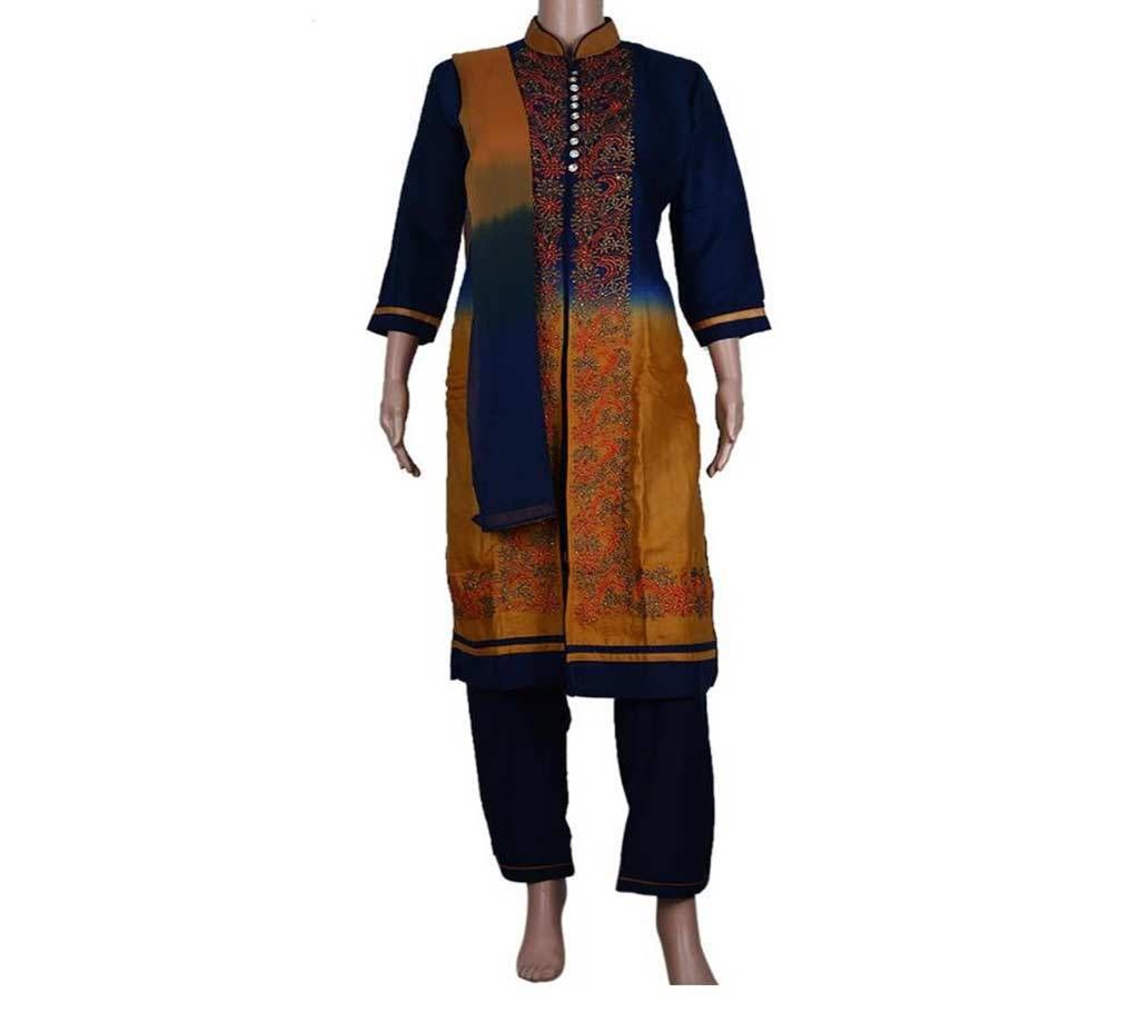 Linen Karchupi Shaded 3 piece