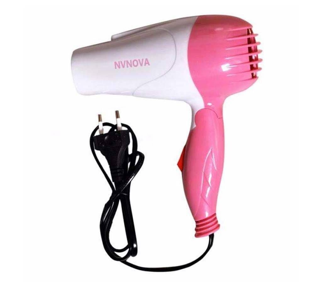 Nova NV-1290 Professional Foldable Hair Dryer - Pink