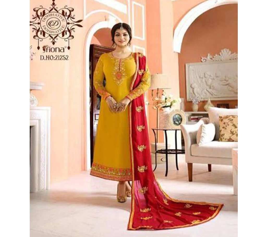 Unstitched Gorgeous Embroidery Georgette Kamiz FNR 21252